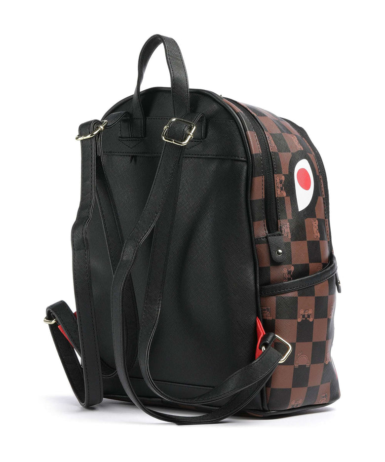 Sprayground Peeking Character Check Backpack multicolour
