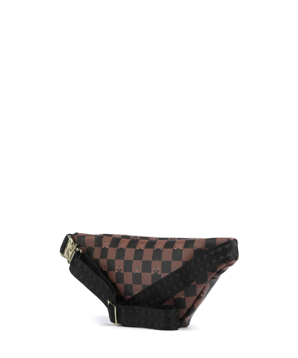 Sprayground Peeking Character Check Belt bag multicolour