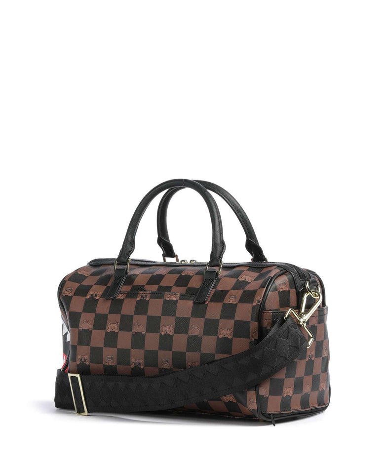 Sprayground Peeking Character Check Handbag multicolour