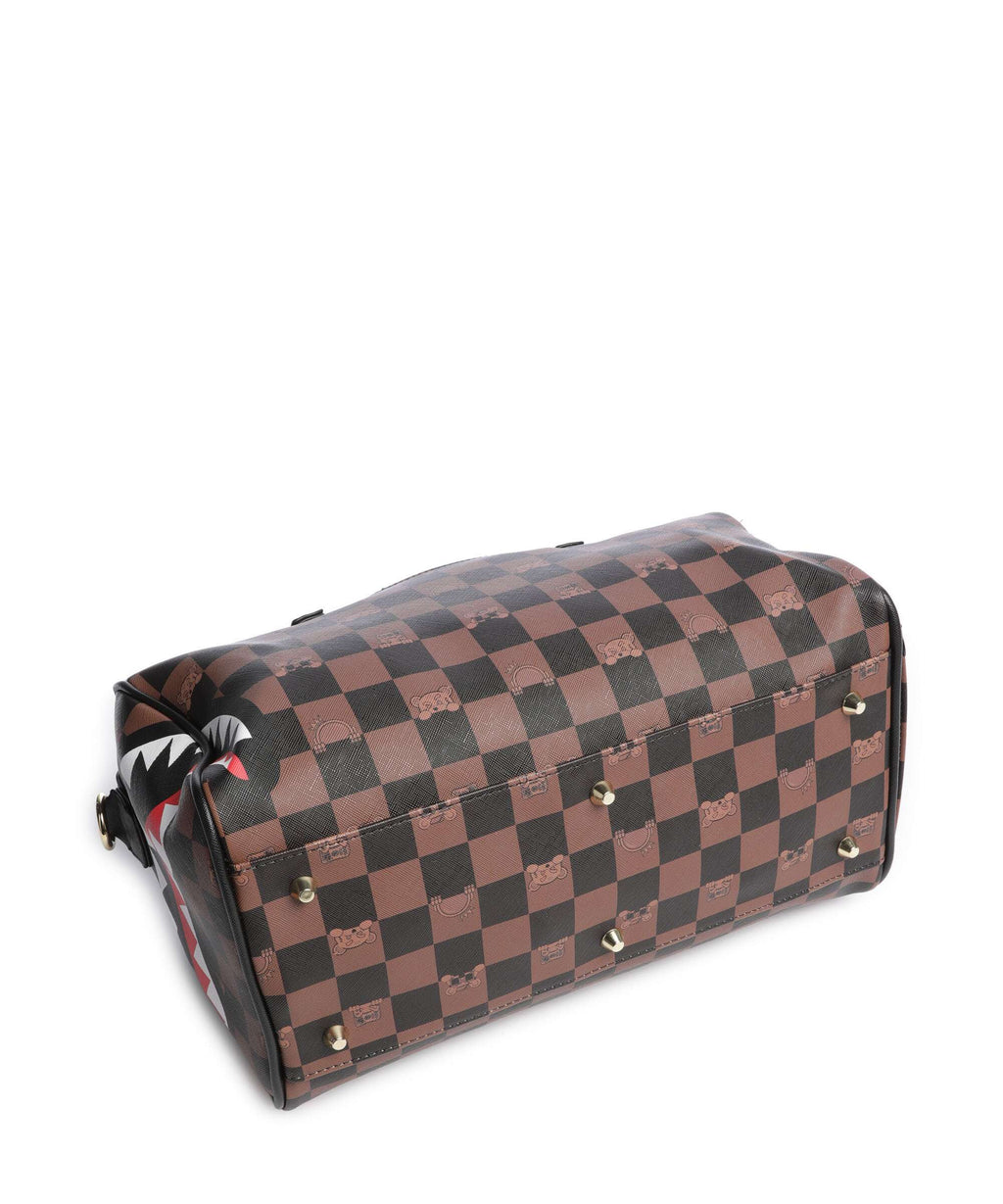 Sprayground Peeking Character Check Handbag multicolour