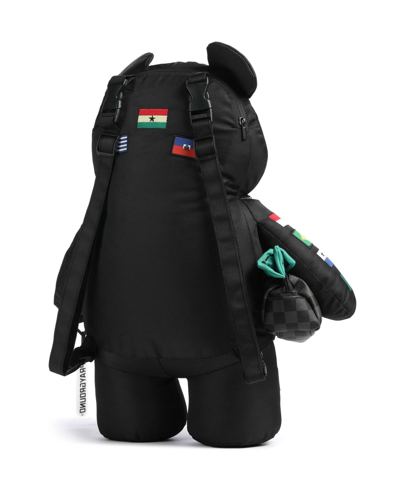 Sprayground James Flags Bear Backpack black