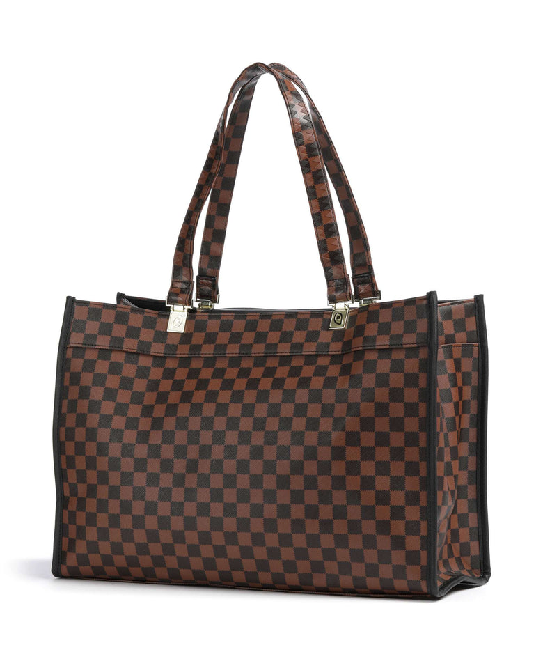 Sprayground Sawtooth Sharks in Paris Tote bag brown