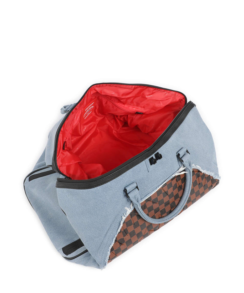 Sprayground Denim Shark Weekend bag blue