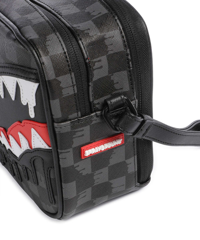 Sprayground Dripping Sharks in Paris Toiletry bag black