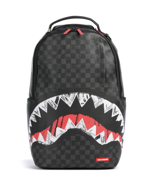 Sprayground Scribble Shark Backpack multicolour