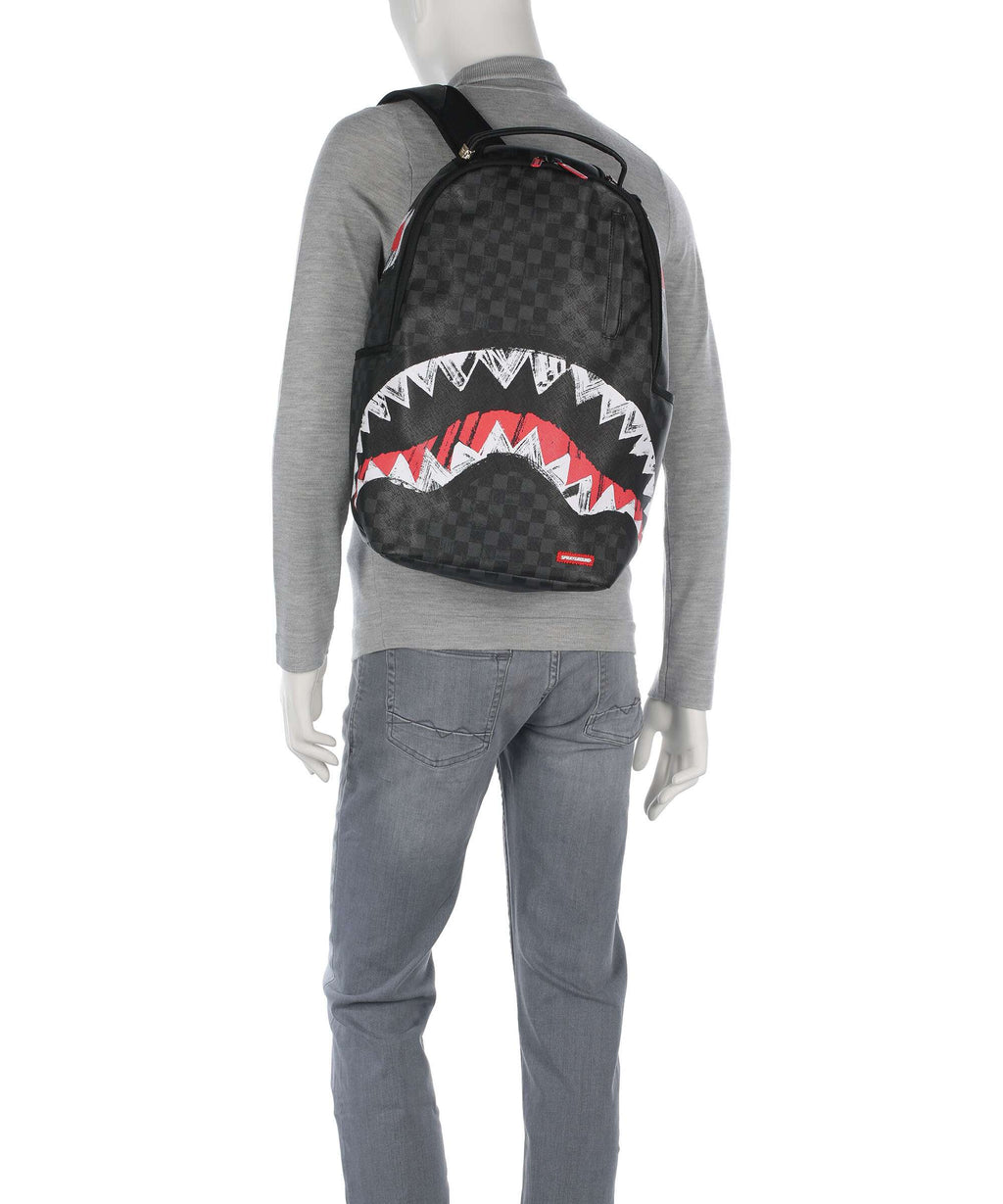 Sprayground Scribble Shark Backpack multicolour