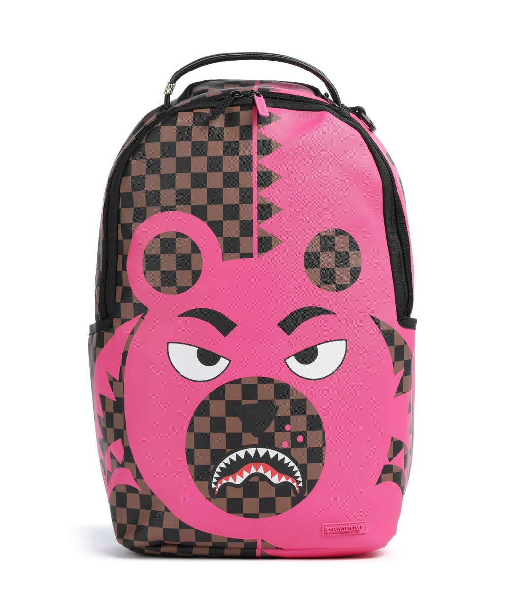 Sprayground Pink Bear Shark Backpack multicolour