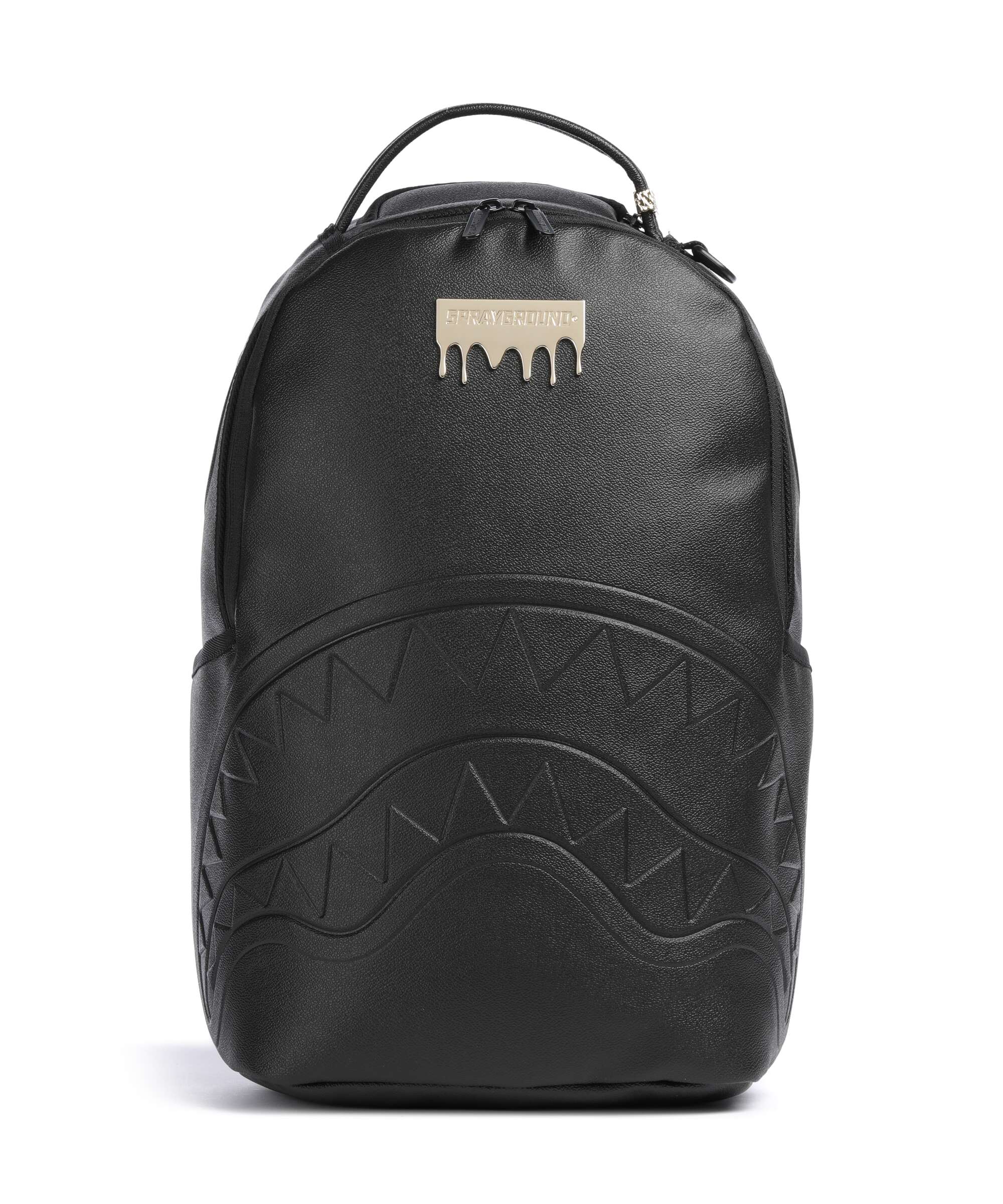 Sprayground Gold Brick Luxe Backpack black