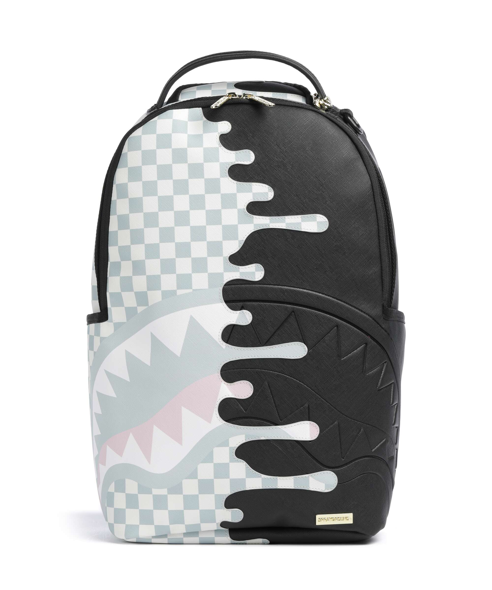 Sprayground Cream Check Side Drip Backpack multicolour