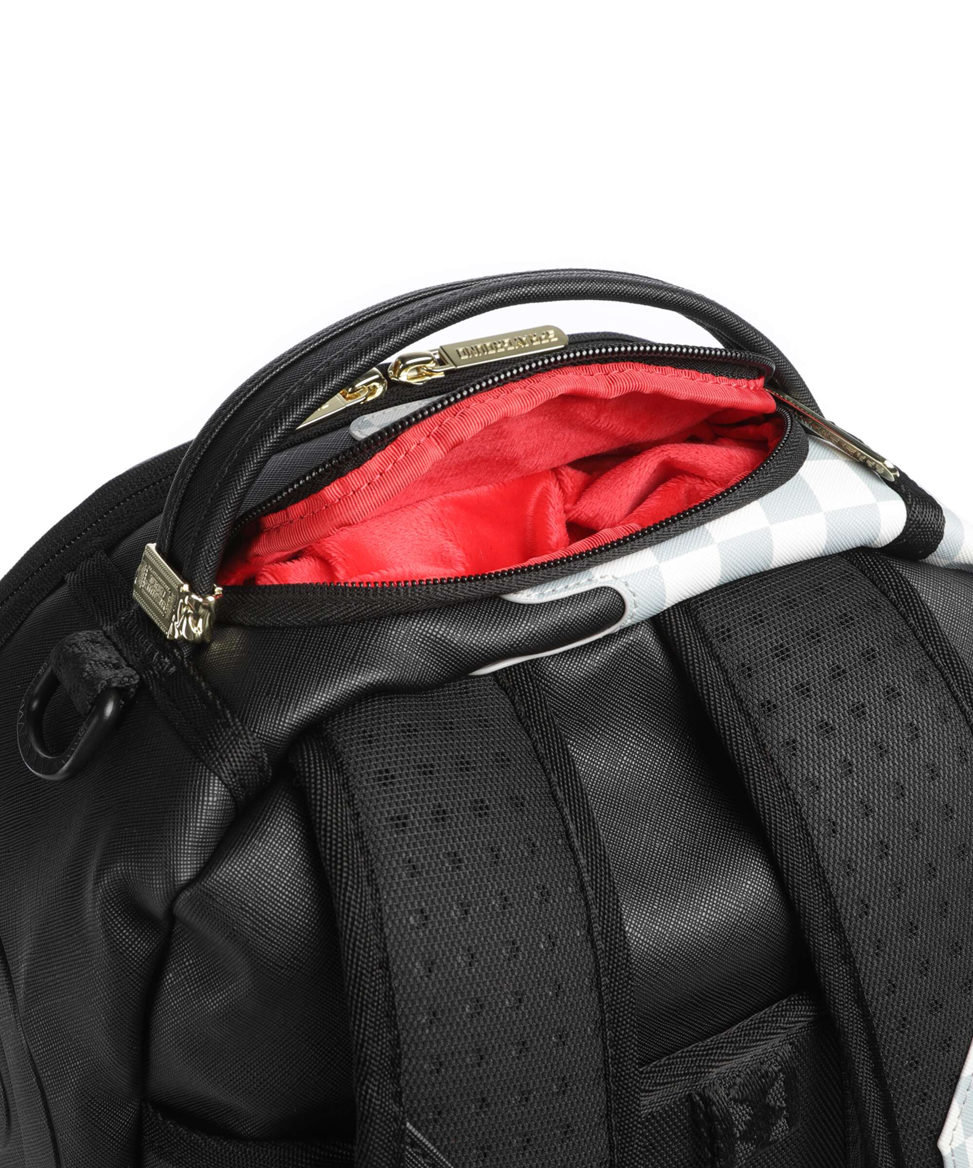 Sprayground Cream Check Side Drip Backpack multicolour