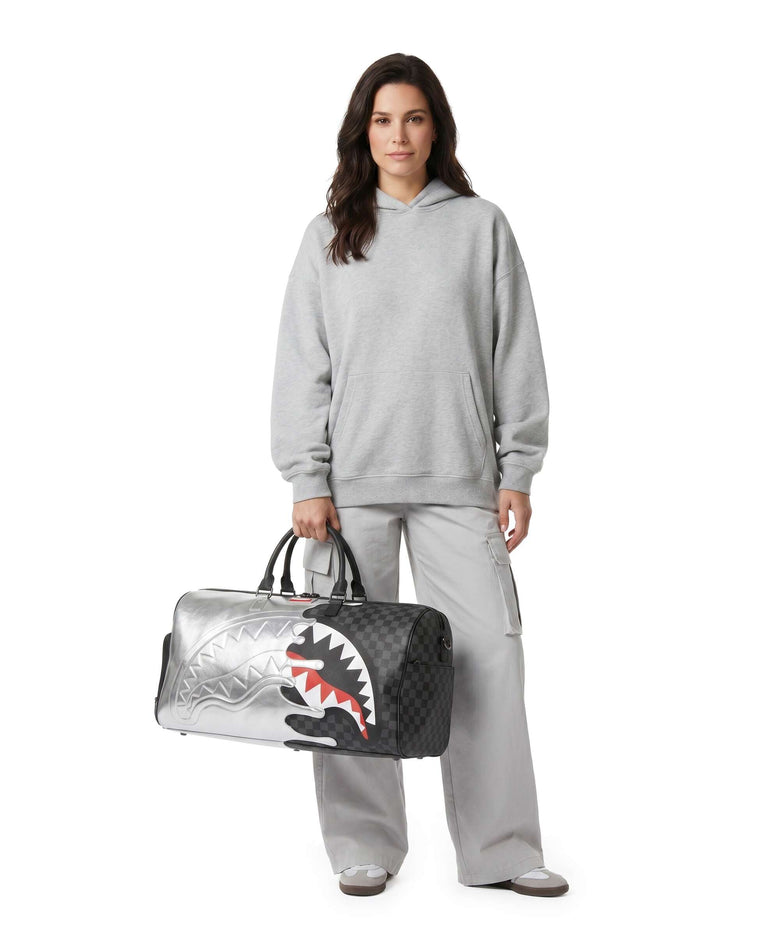 Sprayground Silver Side Drip Weekend bag silver