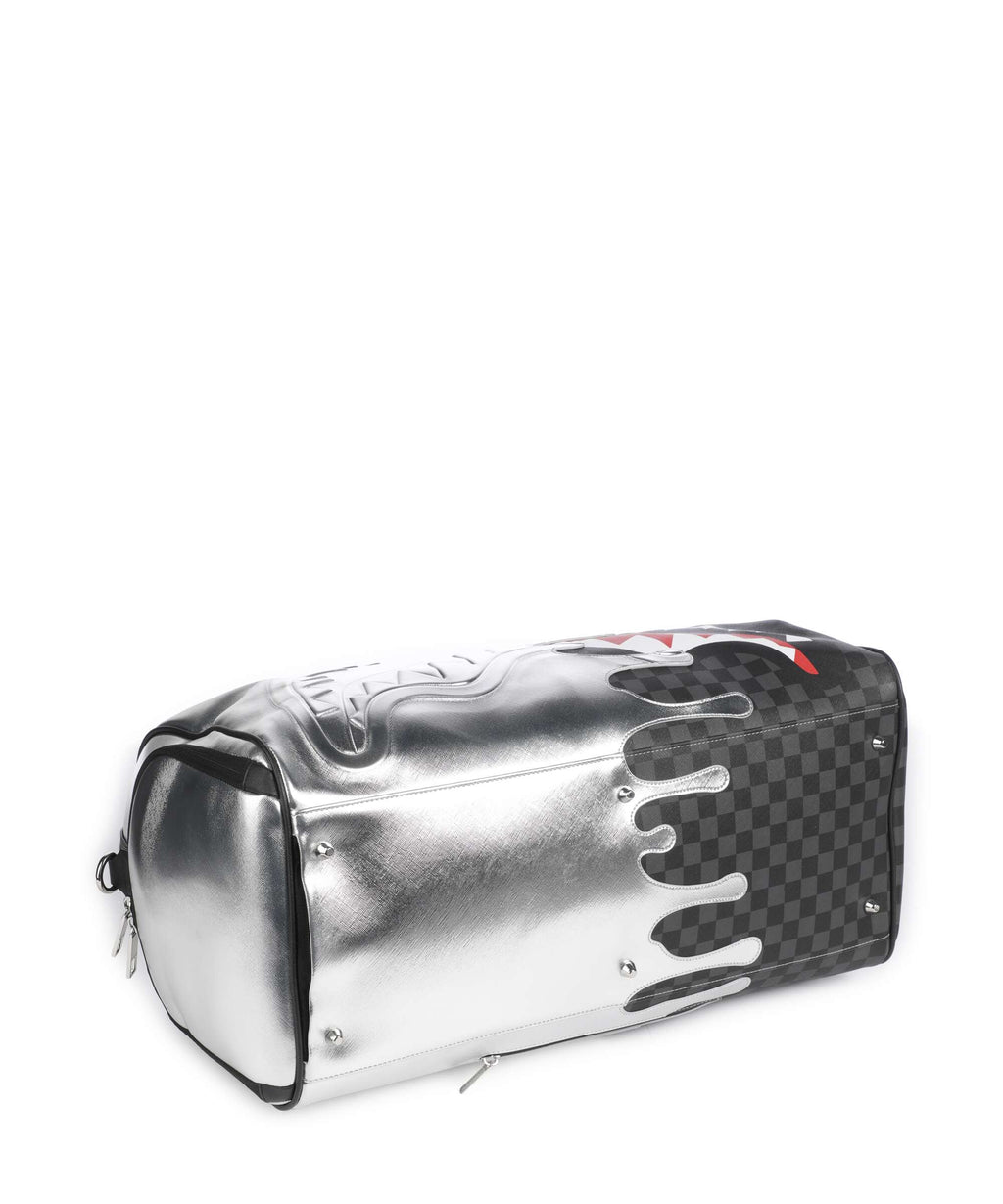 Sprayground Silver Side Drip Weekend bag silver