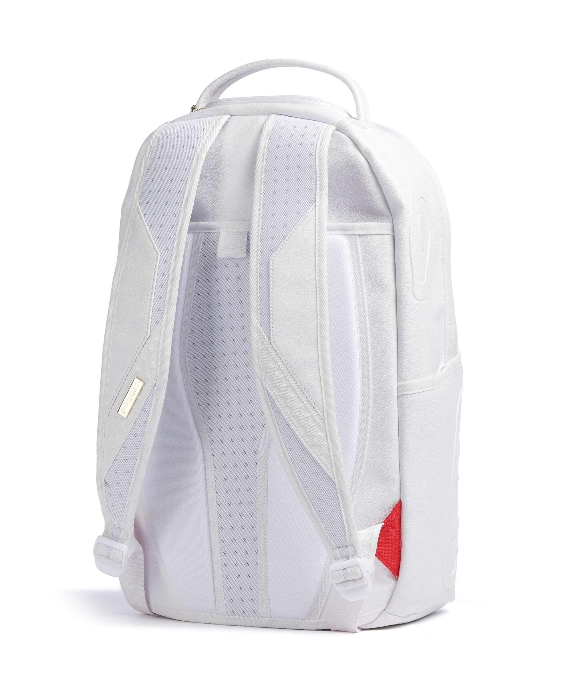 Sprayground Gold Brick Luxe White Backpack white