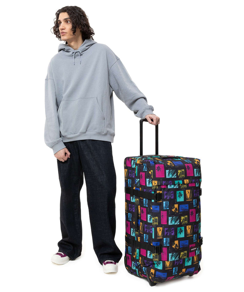 Eastpak Tranverz L Travel bag with wheels city bay black