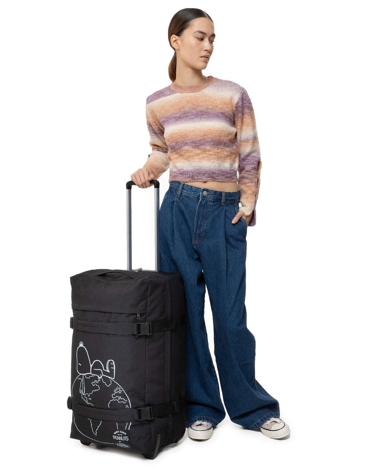 Eastpak Transit'R M Travel bag with wheels peanuts placed