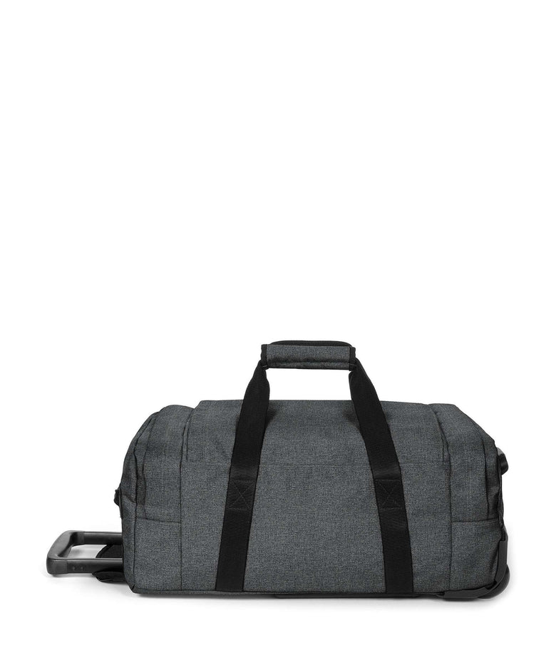 Eastpak Leatherface S + Travel bag with wheels black denim