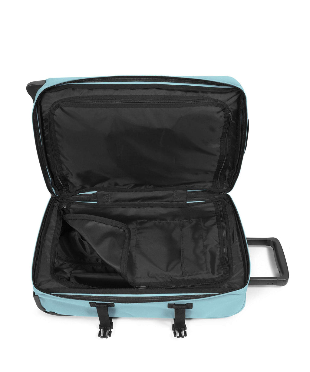 Eastpak Tranverz L Travel bag with wheels waterfall blue