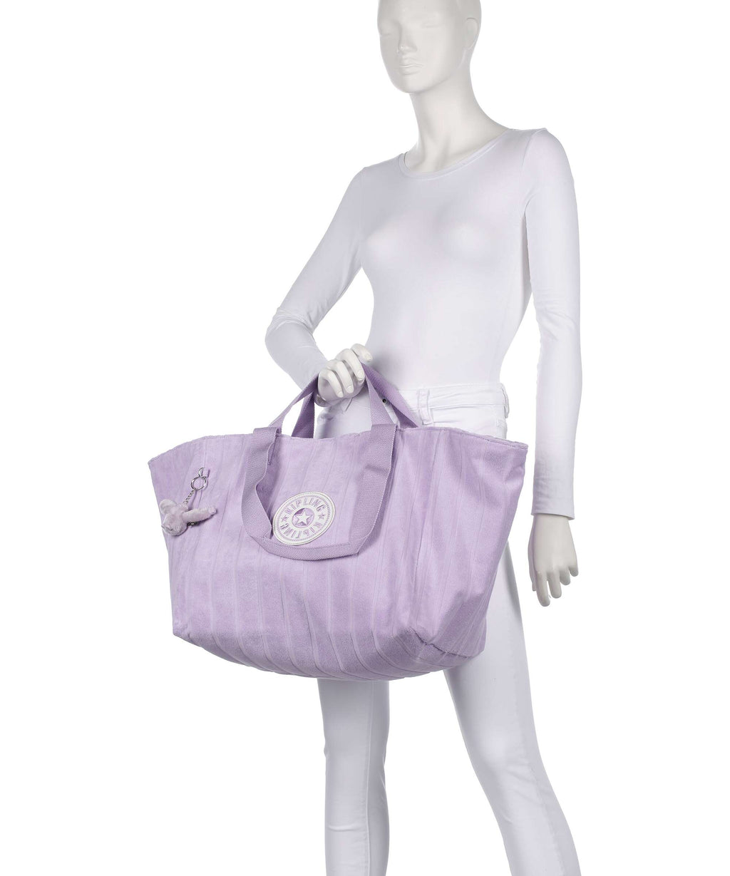 Kipling Beach Naomi Tote bag lilacky towel