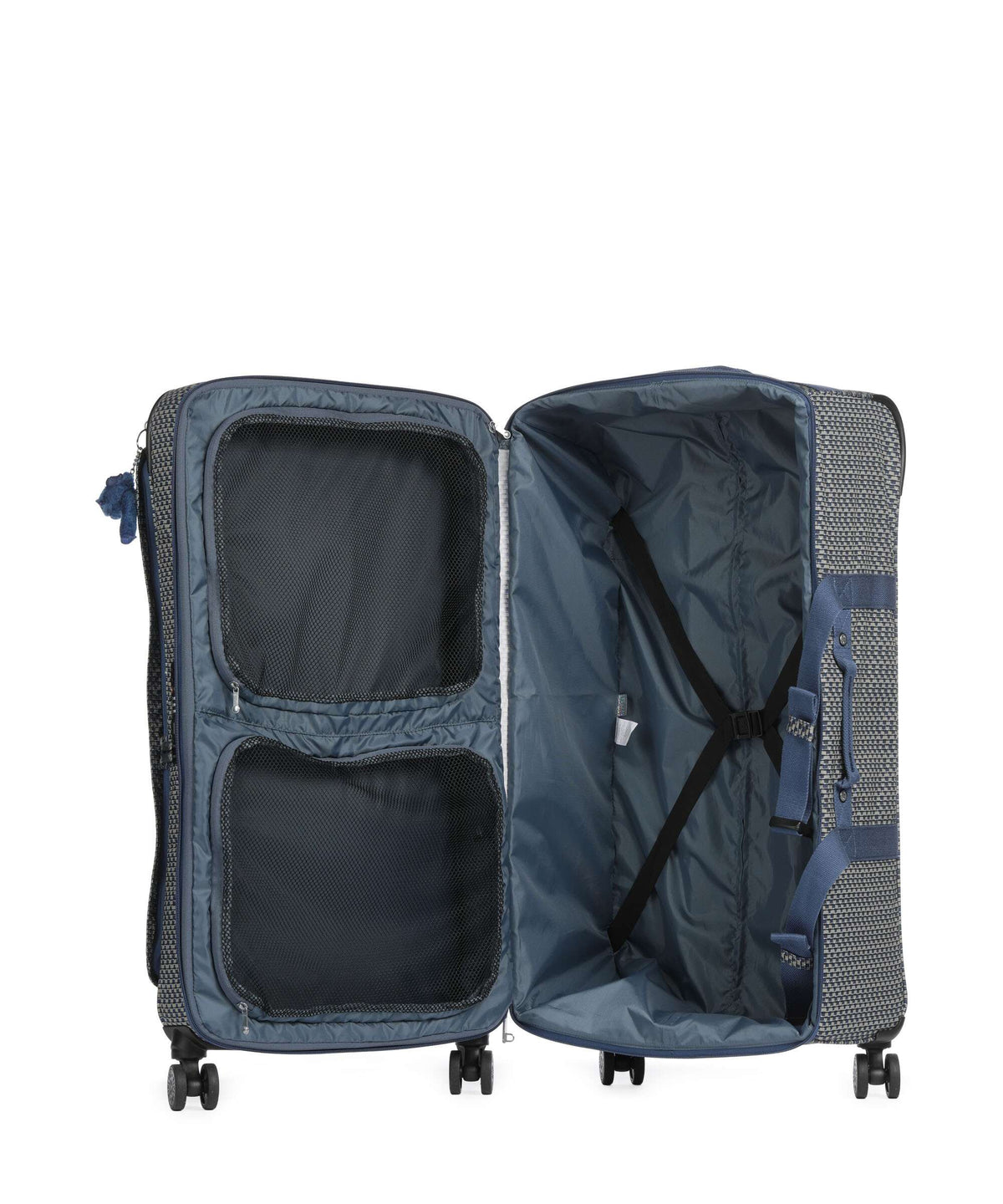 Kipling Basic Spontaneous L Spinner (4 wheels) blue on wire