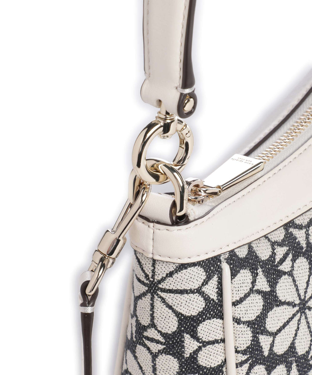 Kate Spade New York Spade Flower Jacquard Shoulder bag charcoal grey/multicolour