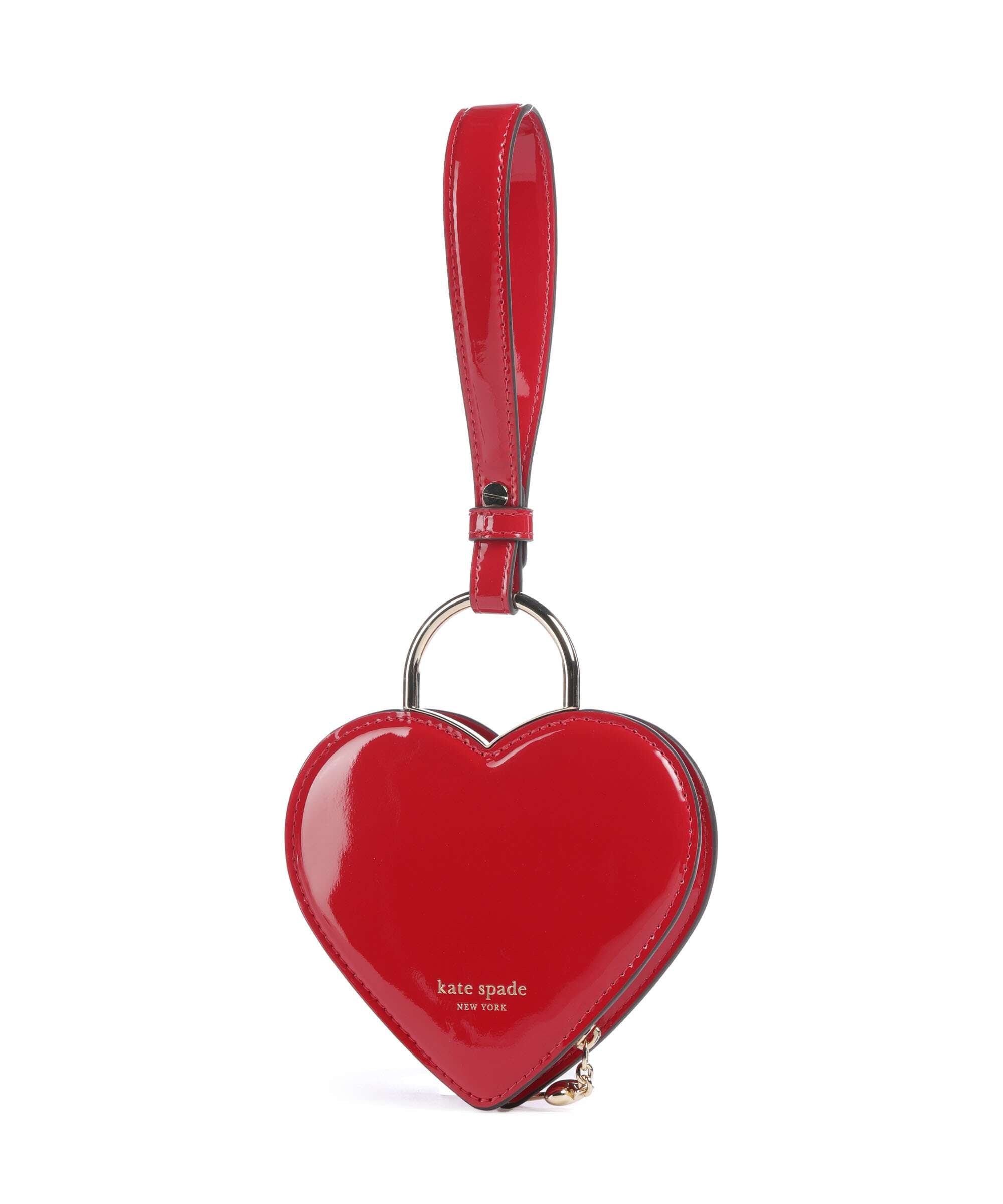 Kate Spade New York Key to my Heart Clutch bag cherry rouge