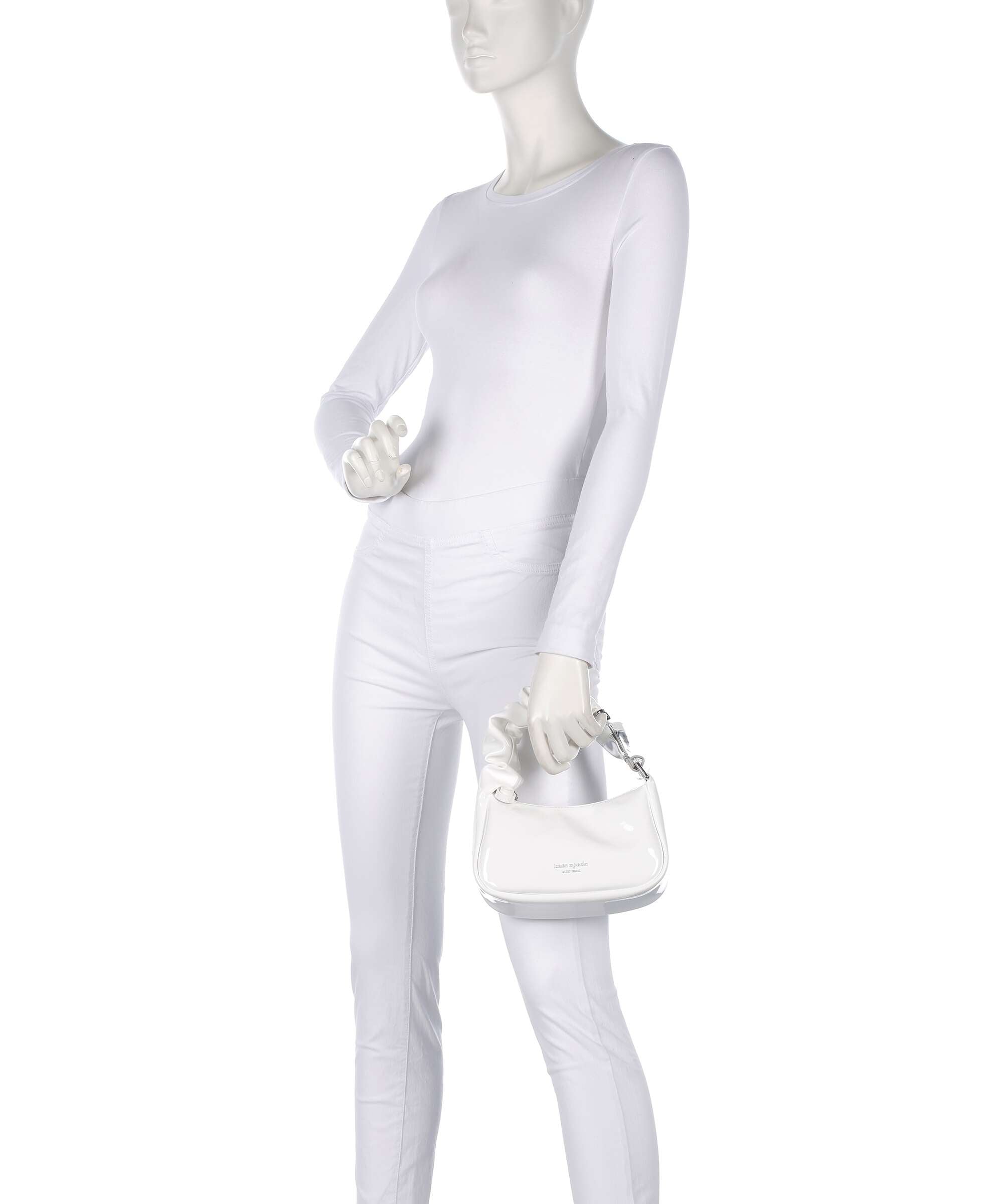 Kate Spade New York Squeeze Handbag true white