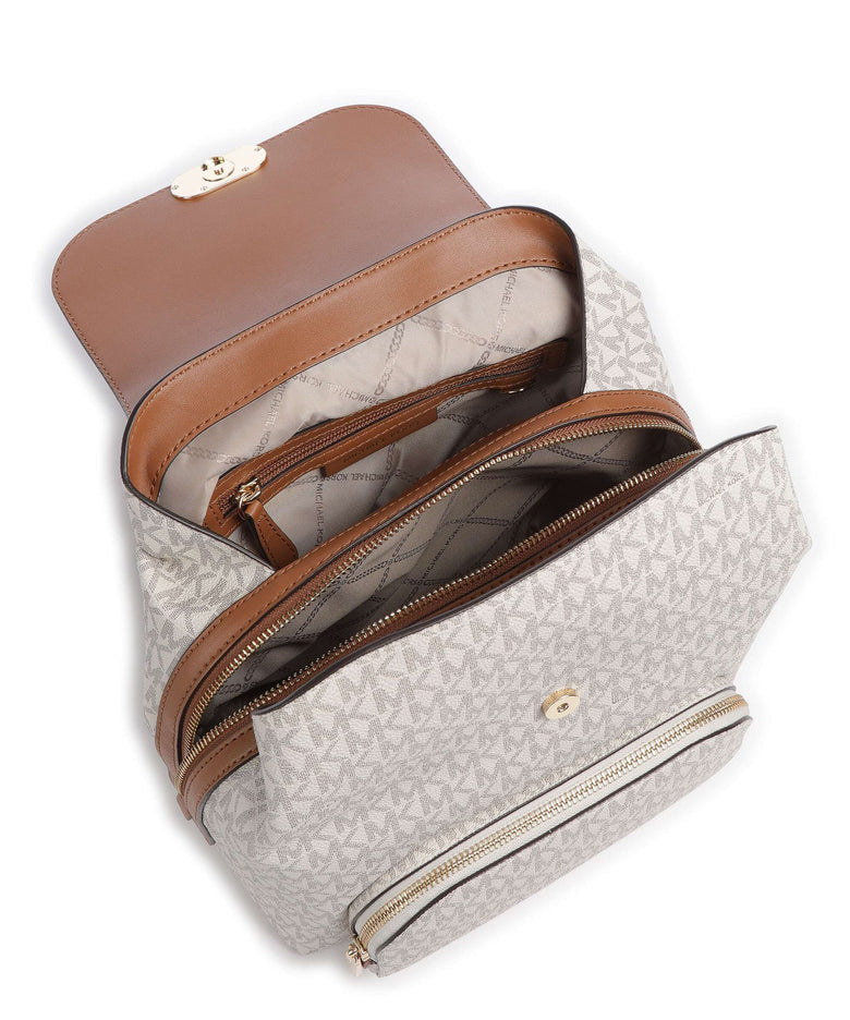 Michael Kors Kensington Backpack vanilla/acorn