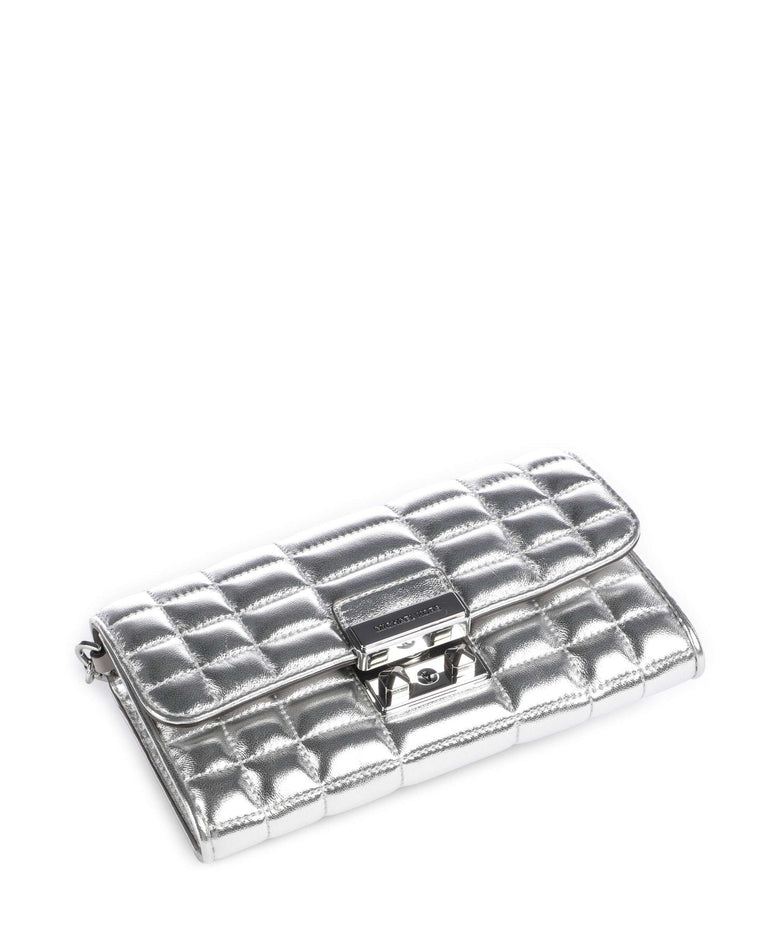Michael Kors Tribeca Crossbody bag silver