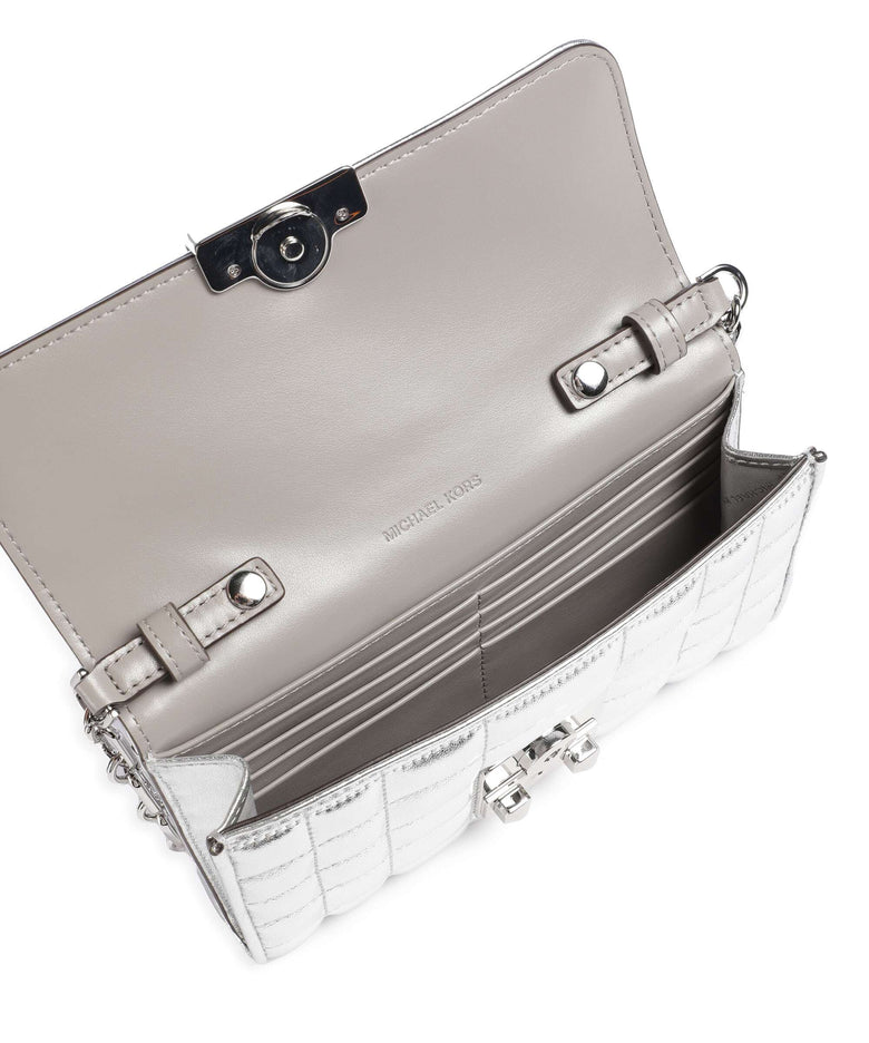 Michael Kors Tribeca Crossbody bag silver