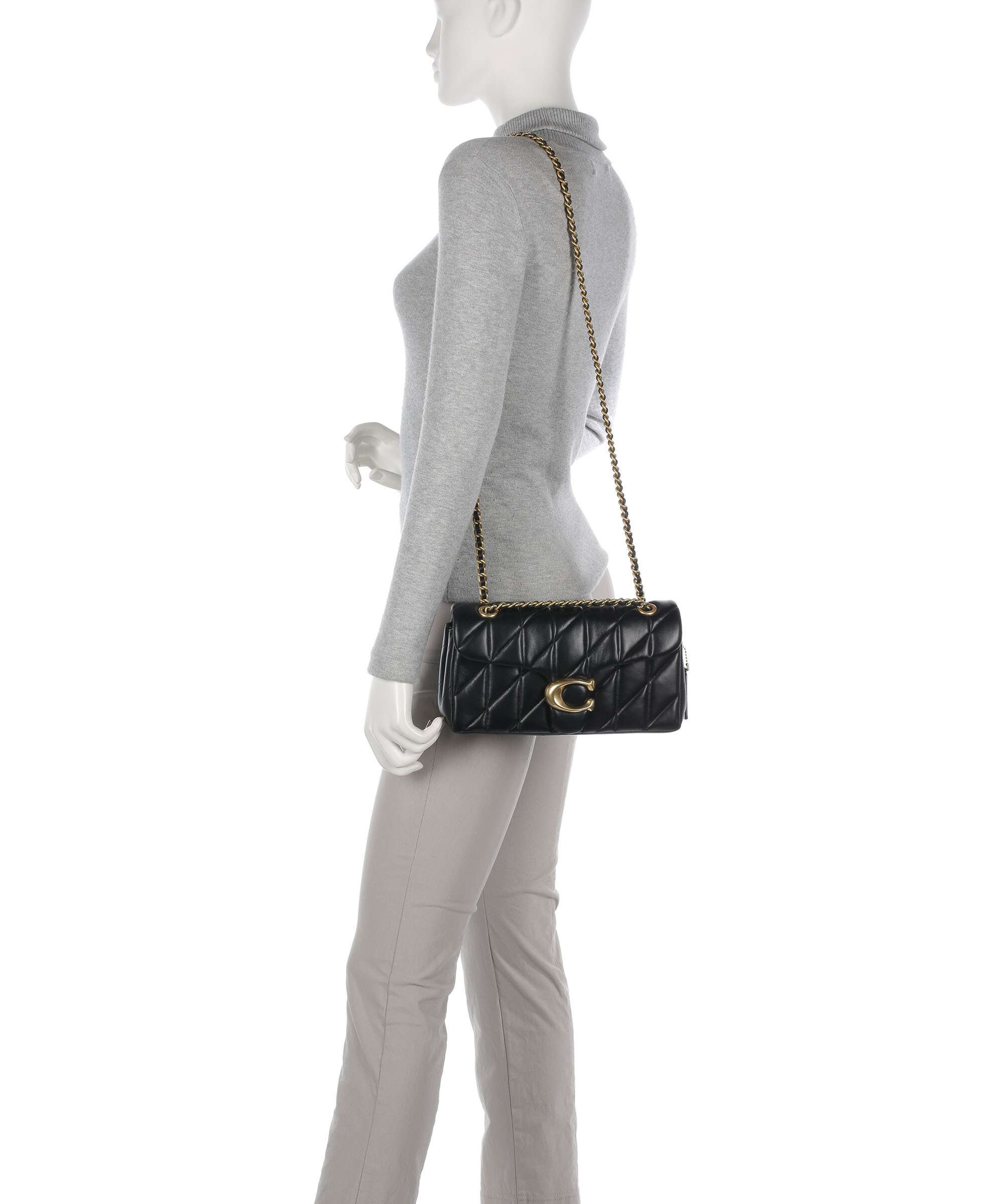 Coach Tabby Quilted 26 Shoulder bag black