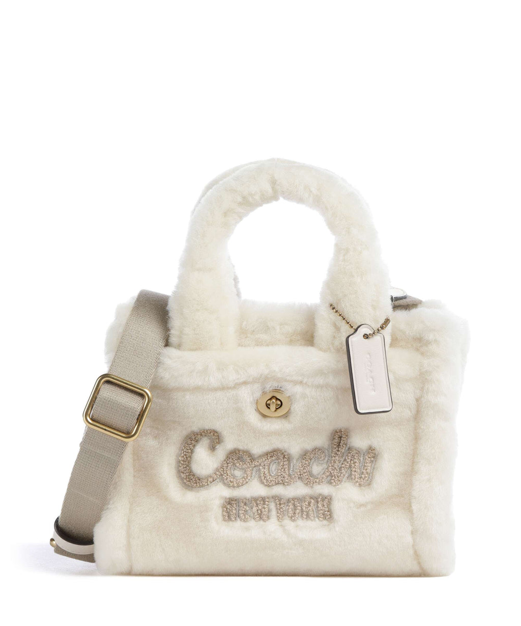 Coach Cargo Shearling 20 Crossbody bag chalk