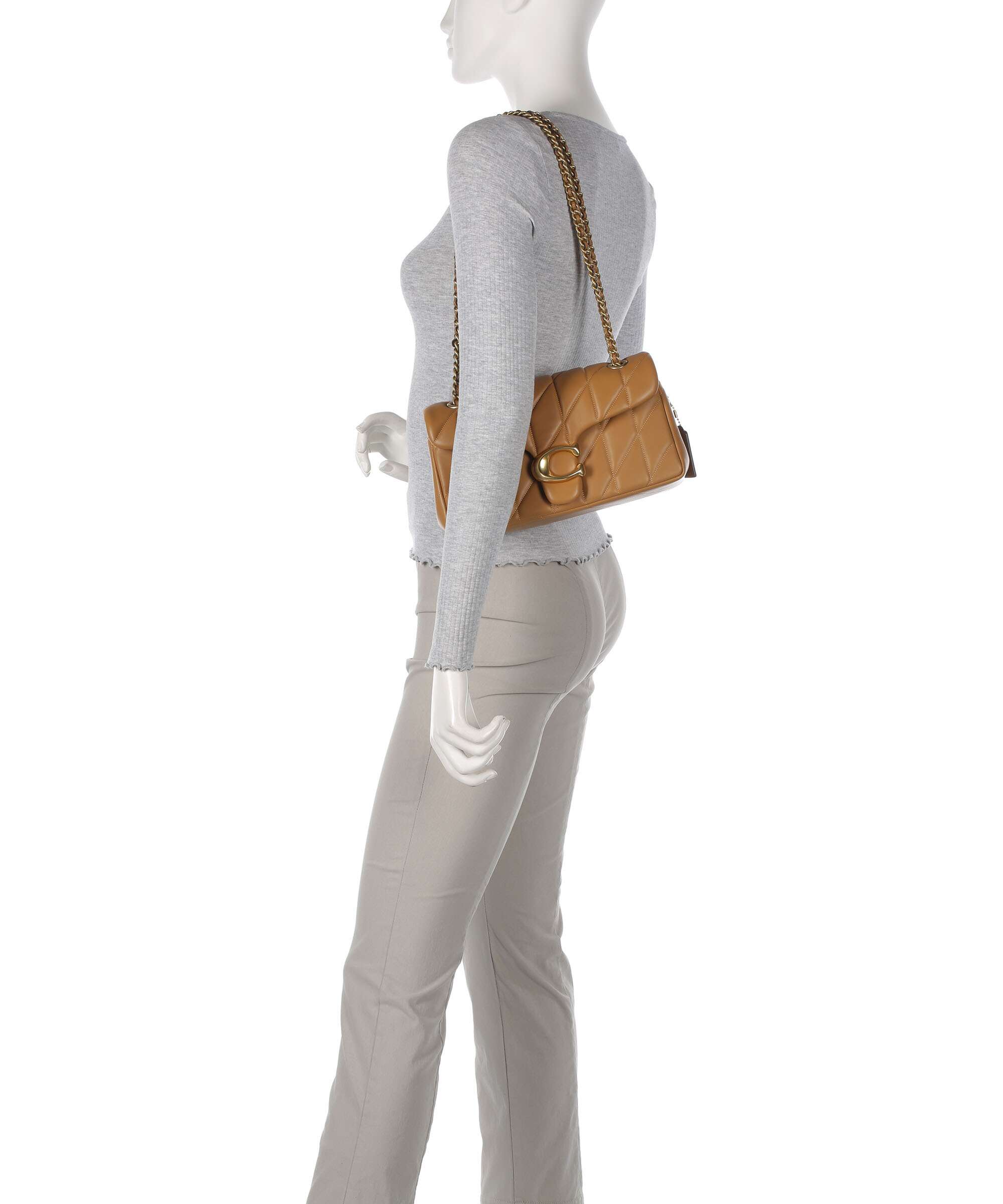 Coach Tabby Quilted 26 Shoulder bag honey brown