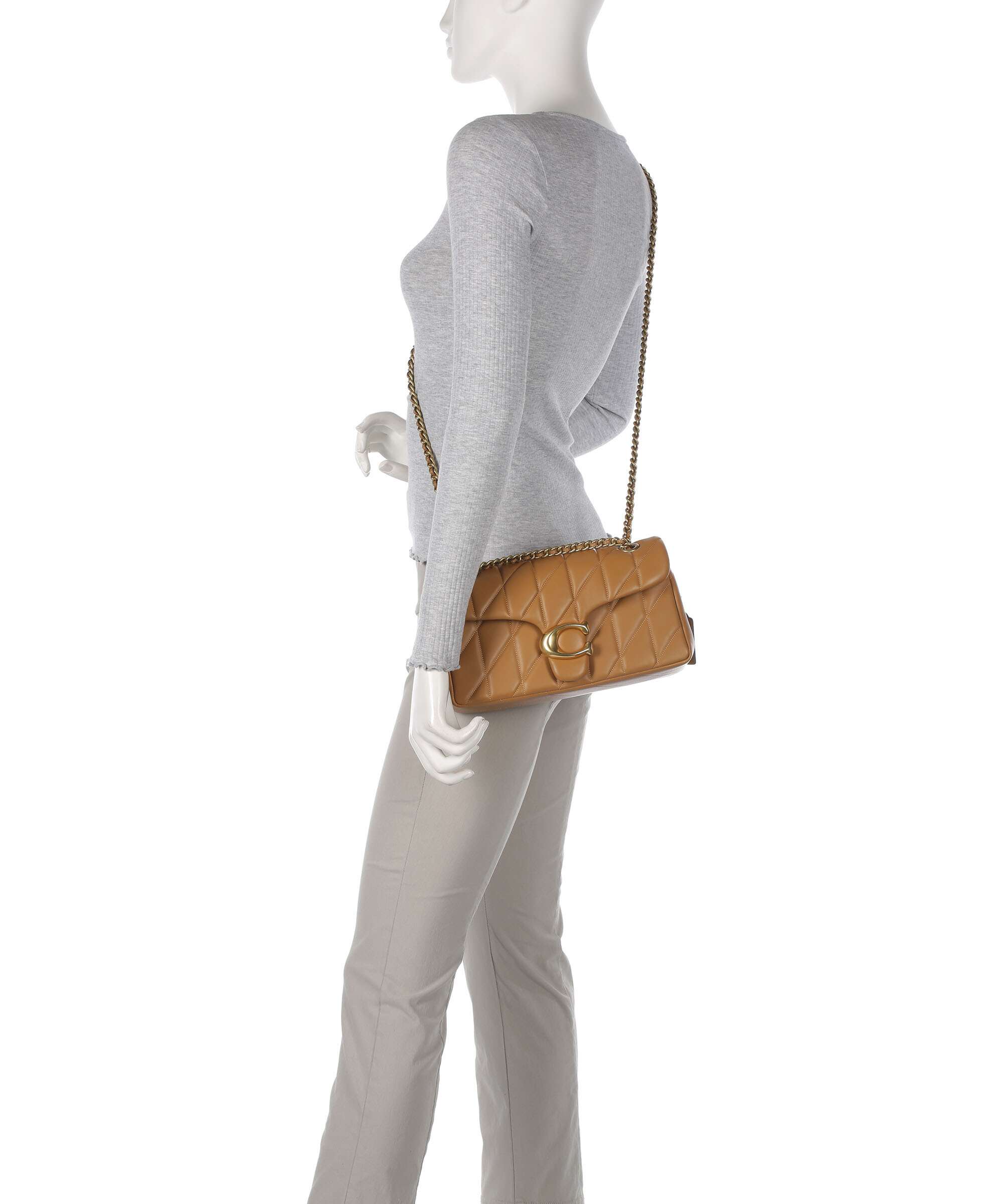 Coach Tabby Quilted 26 Shoulder bag honey brown