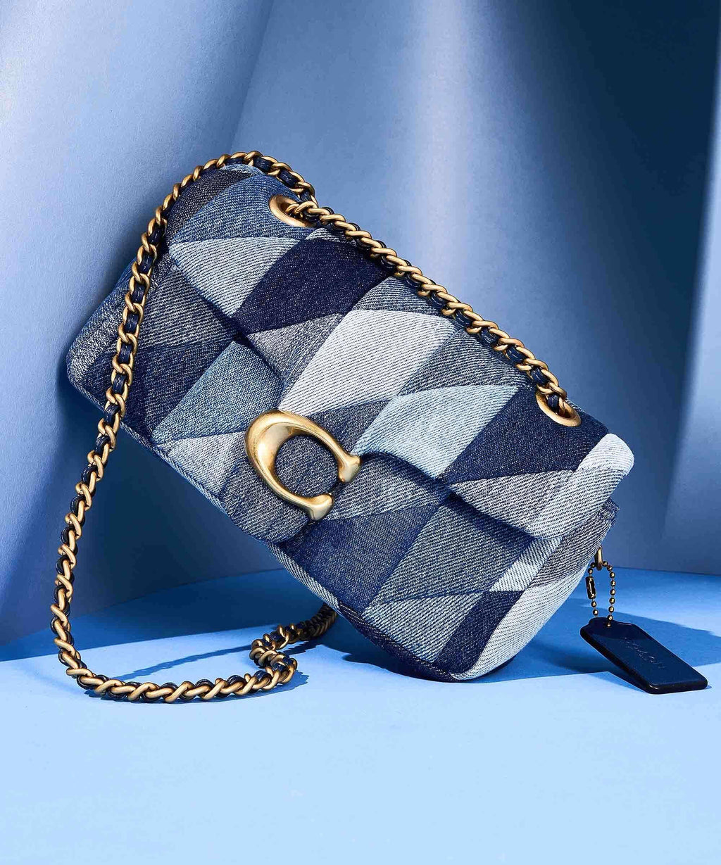 Coach Tabby Patchwork 20 Shoulder bag denim/multicolour