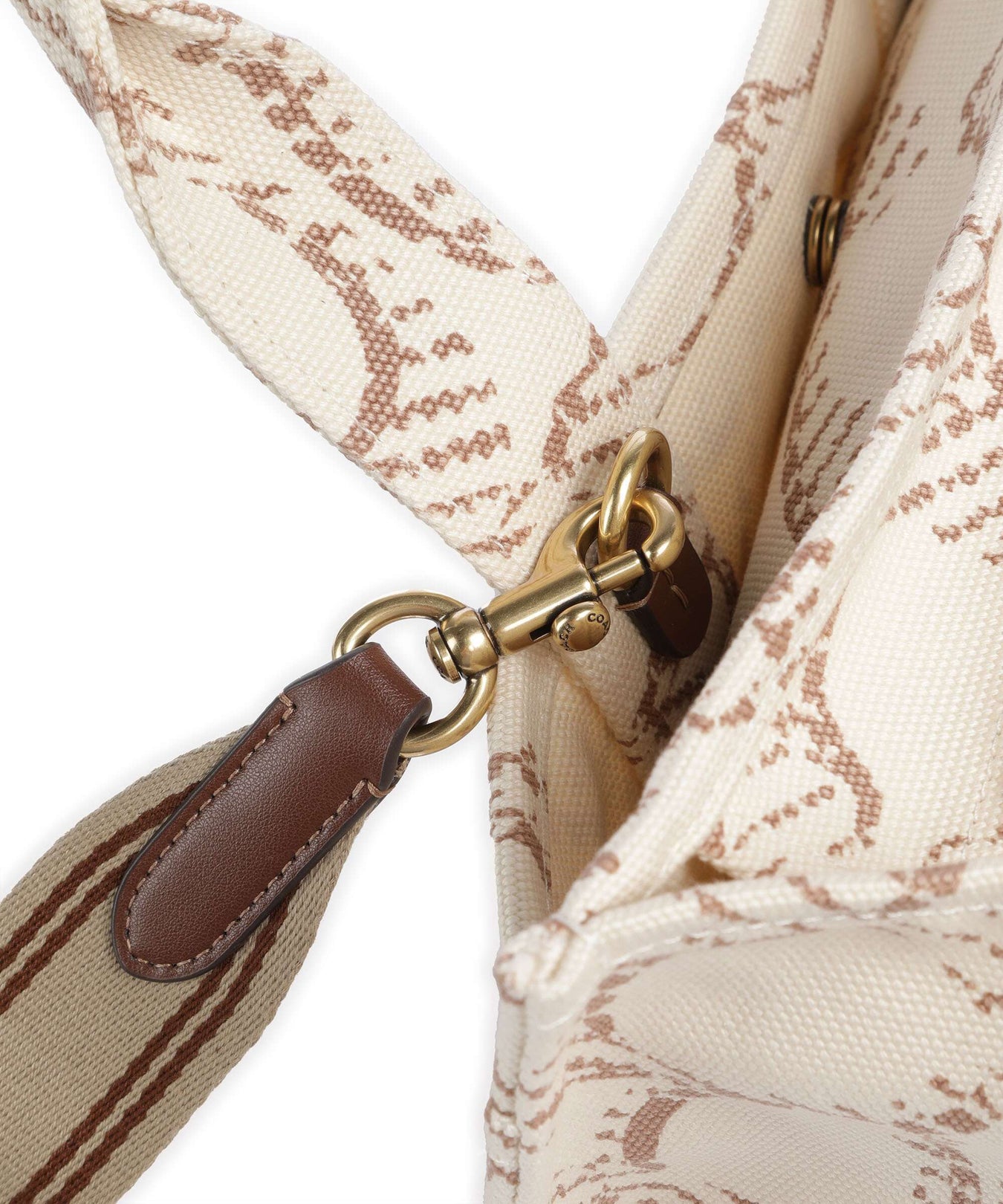 Coach Cargo Signature Handbag natural/multicolour