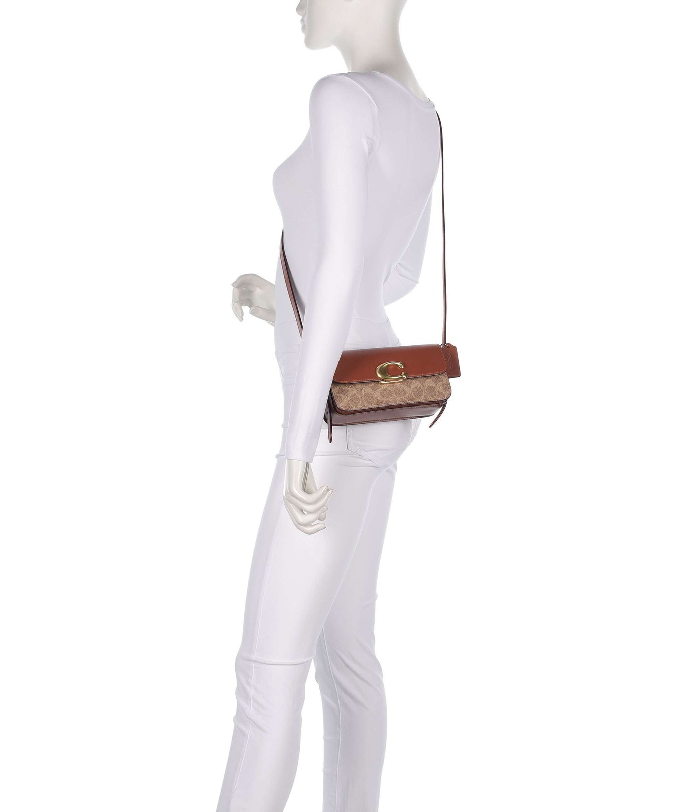 Coach Zoe Signature Shoulder bag tan caramel