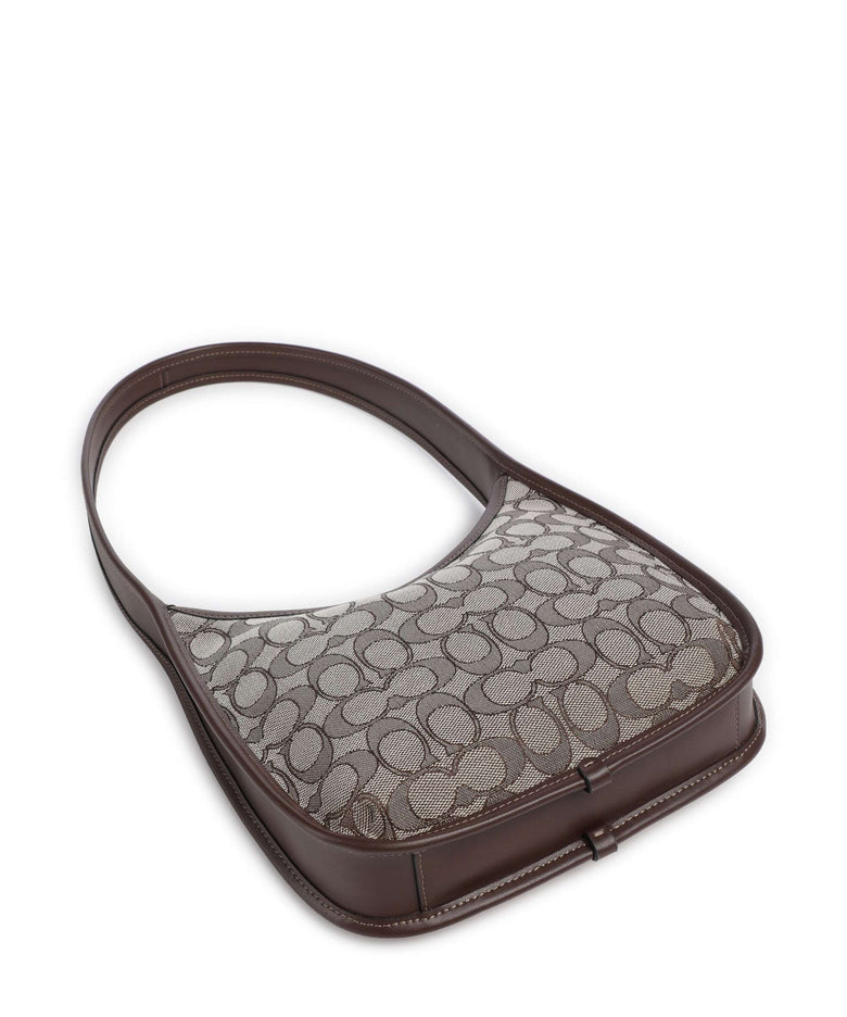 Coach The Coach Originals Curve Signature Jacquard Shoulder bag oak maple