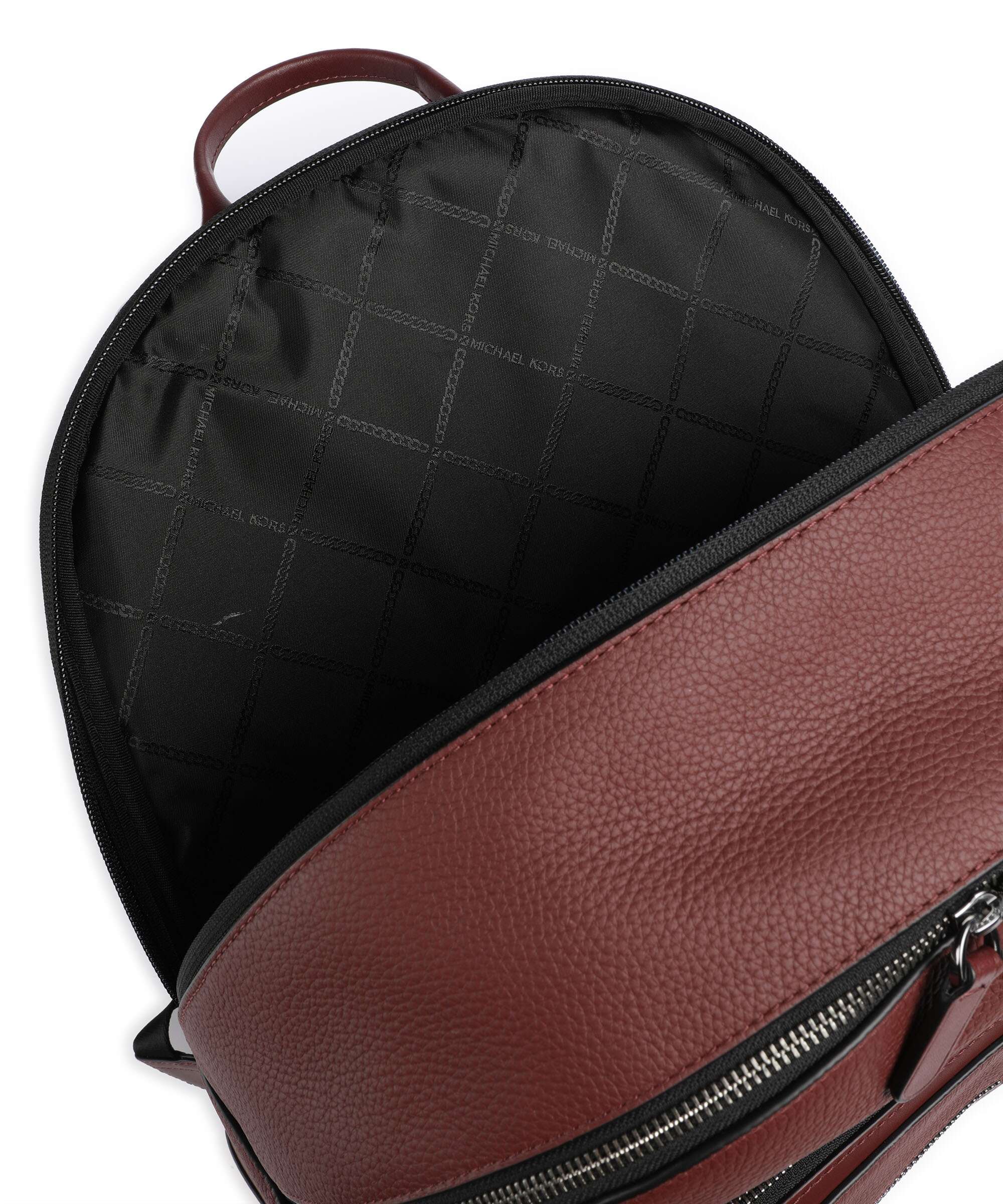 Michael Kors Hudson Backpack dark brandy
