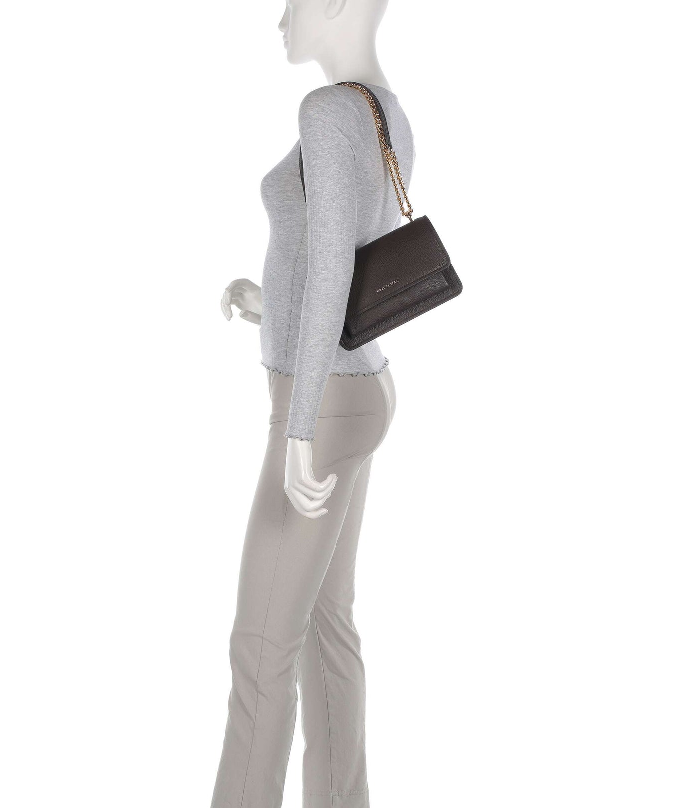 Michael Kors Claire Large Shoulder bag chocolate