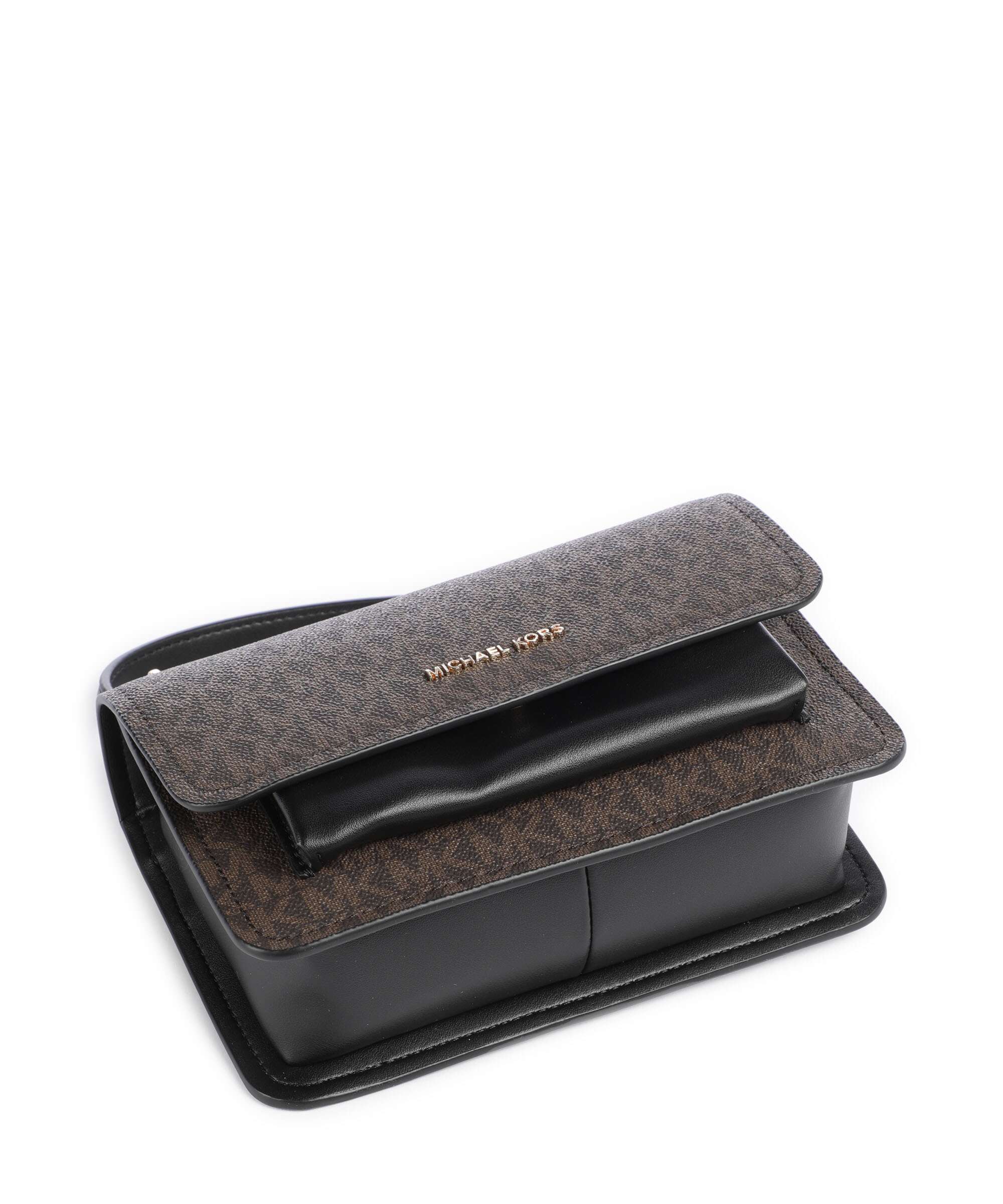 Michael Kors Claire Small Shoulder bag brown/black