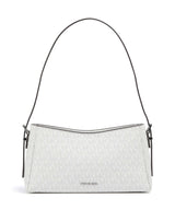 Michael Kors Moore Schultertasche optic white/alluminium