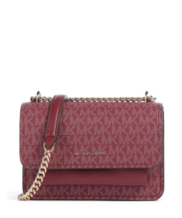 Michael Kors Claire Small Schultertasche mulberry
