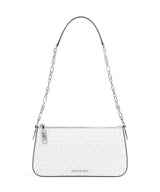 Michael Kors Empire Medium Schultertasche optic white/alluminium