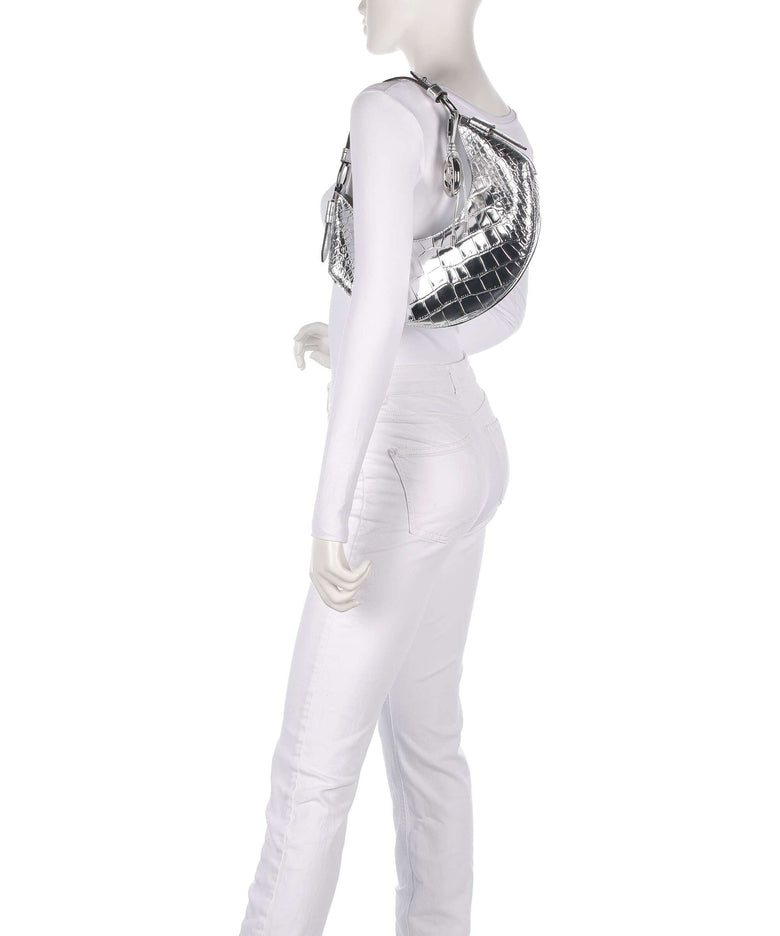 Michael Kors Koa Medium Shoulder bag silver