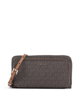 Michael Kors Jet Set Large Continental Sac bandoulière brown/acorn