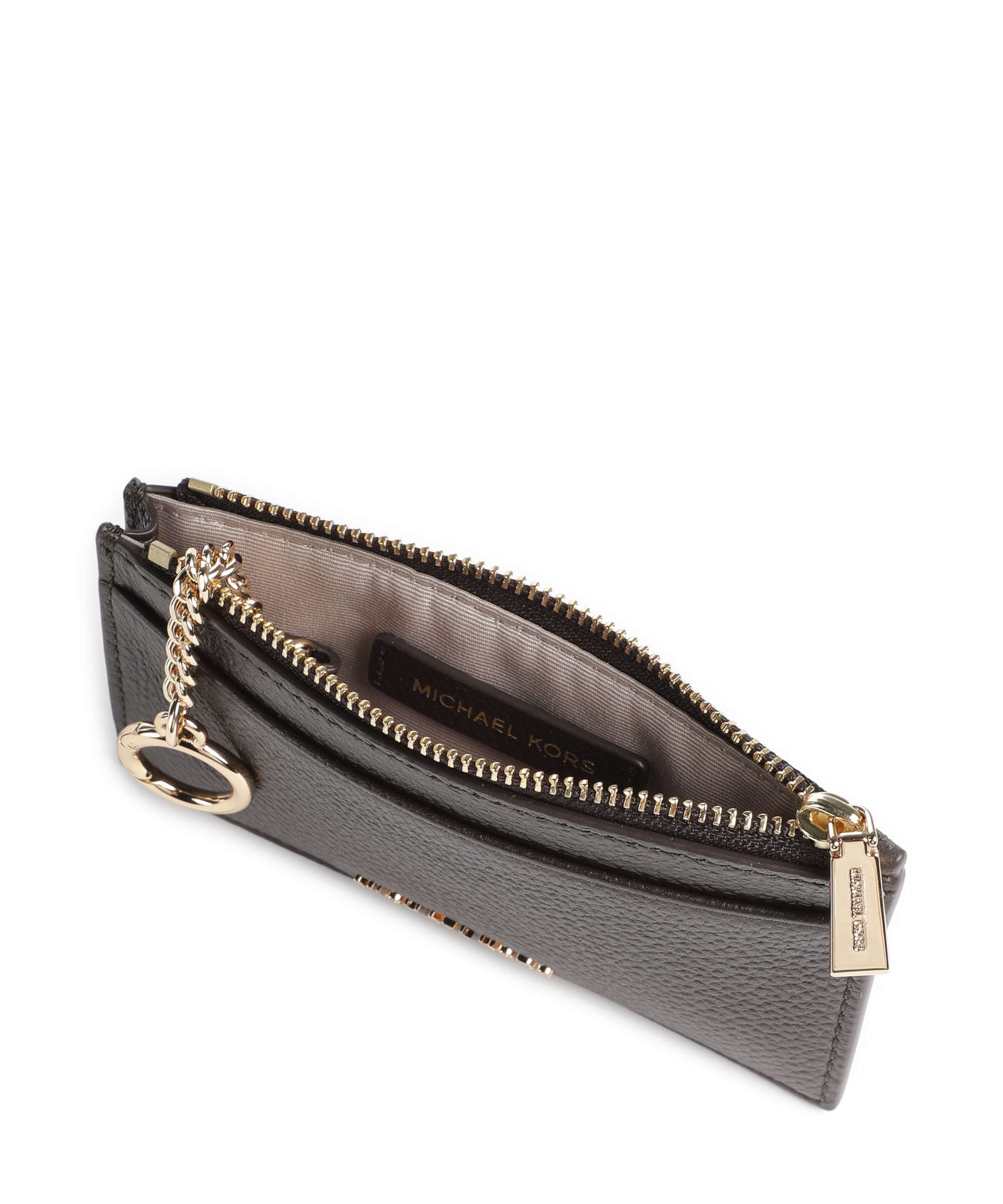 Michael Kors Jet Set Credit card holder chocolate