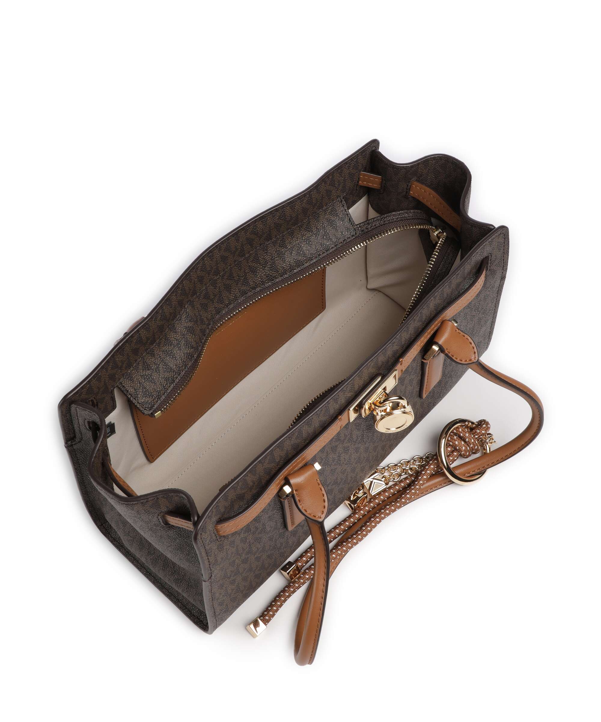 Michael Kors Hamilton Moderne Small Shoulder bag brown/acorn