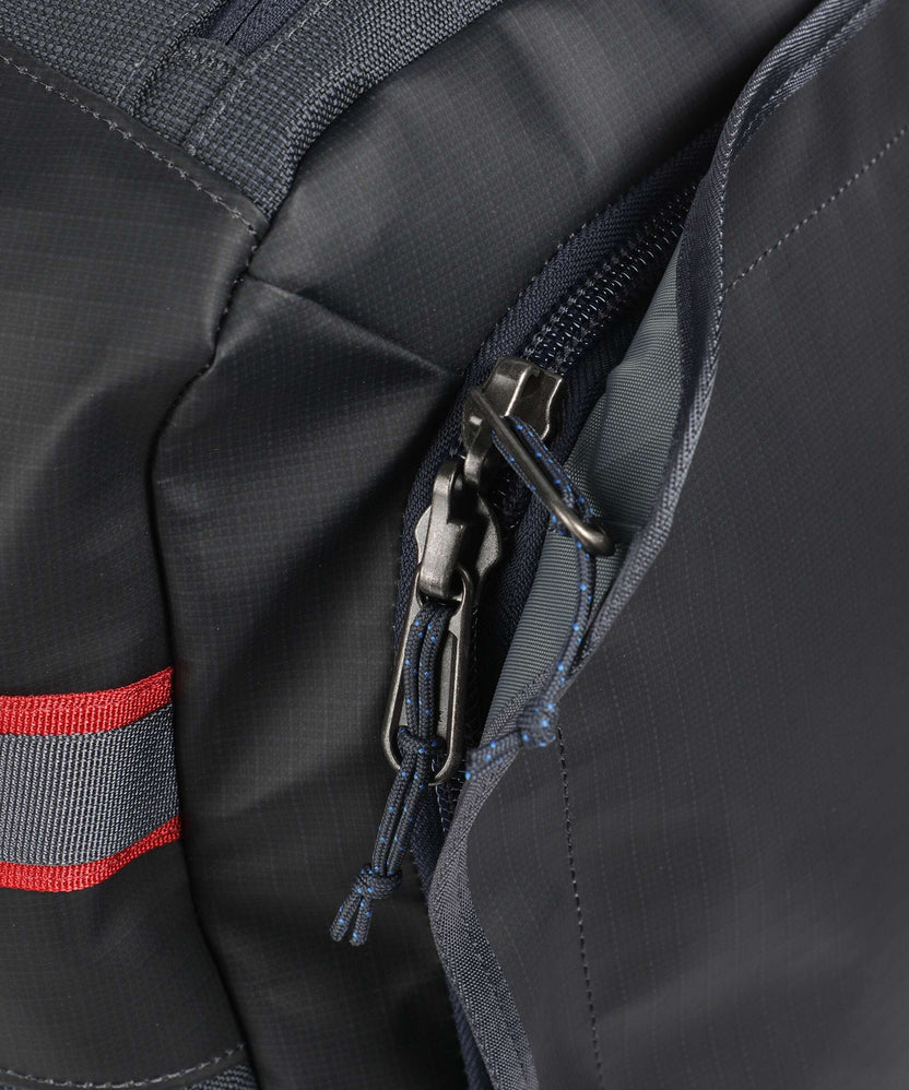 Patagonia Black Hole 40 Travel bag with wheels smolder blue w/amanita red