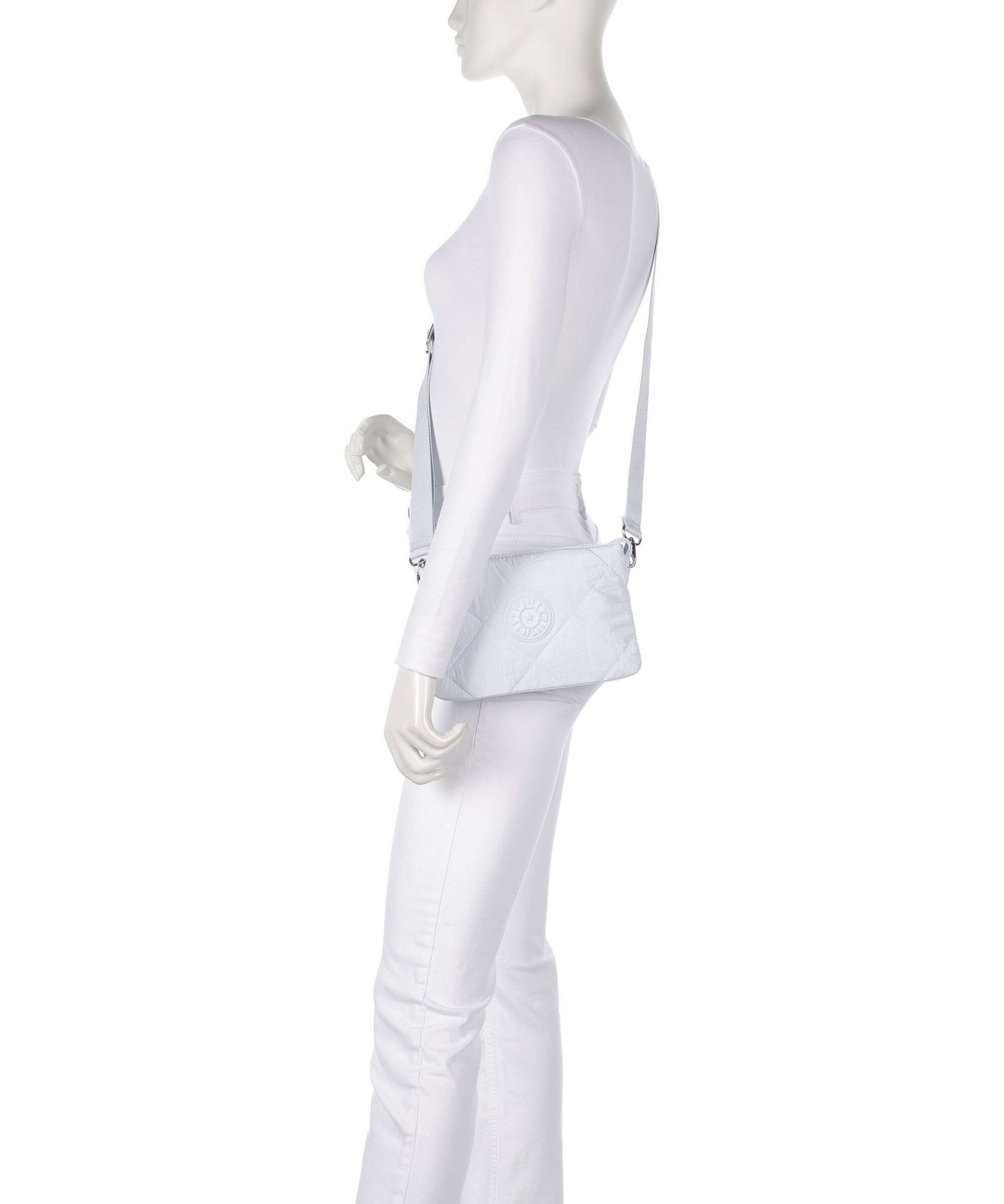 Kipling Crinkled Quilt Riri Crossbody bag water blue