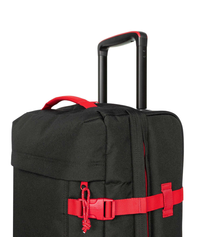 Eastpak Tranverz S Travel bag with wheels kontrast scarlet